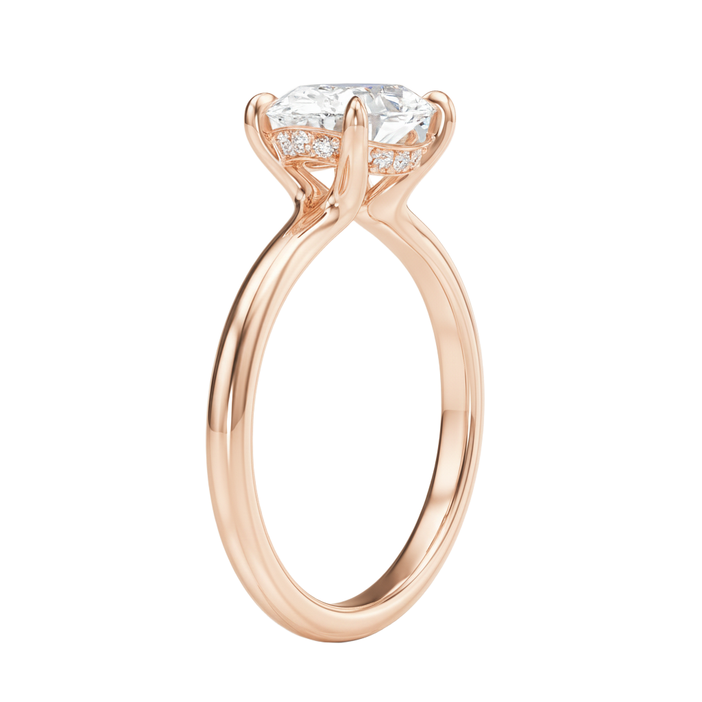 Meridian - Emerald - Rose Gold - Plain