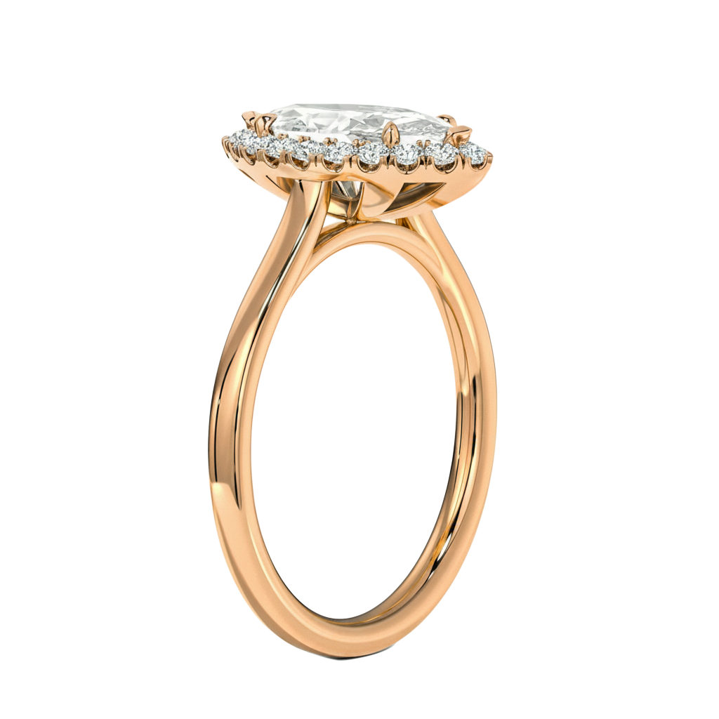 Cordelia - Marquise - Rose Gold - Plain