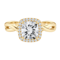 Braid - Cushion - Yellow Gold - Plain