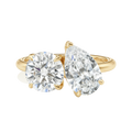 Duo - Round - Yellow Gold - Plain