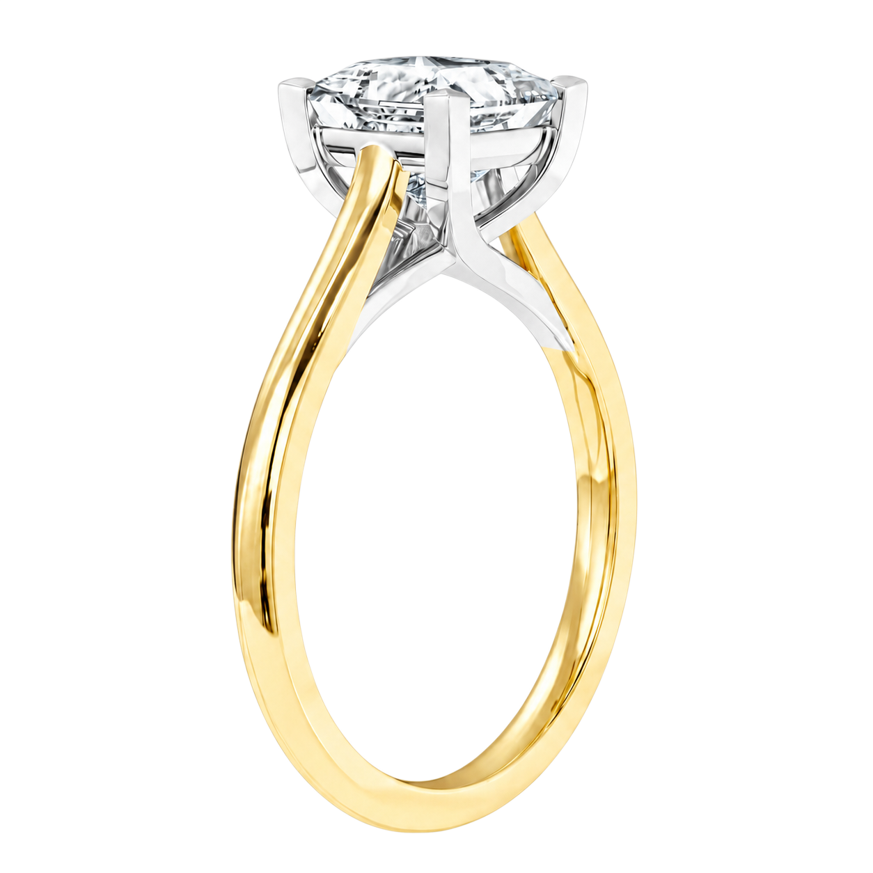 Basilica - Asscher - Yellow/White Tone - Plain
