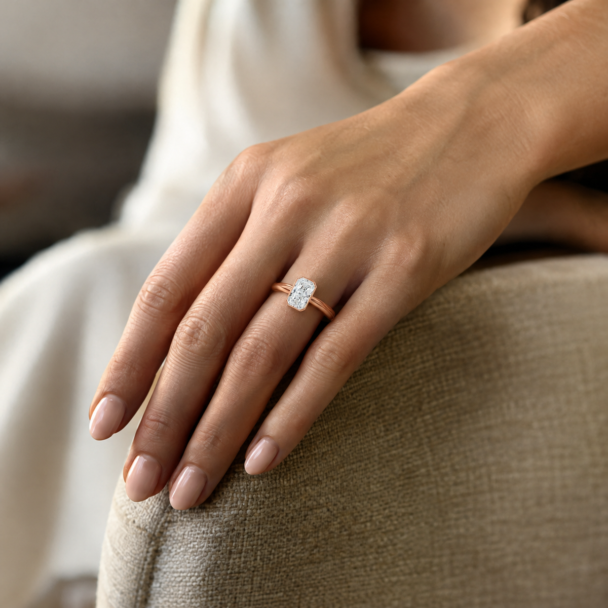 Bailey - Radiant - Rose Gold - Plain