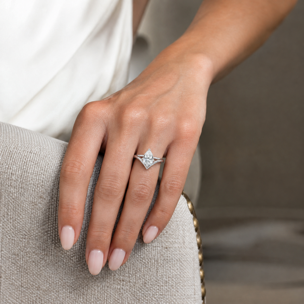 Blaire - Pear - Platinum - Plain