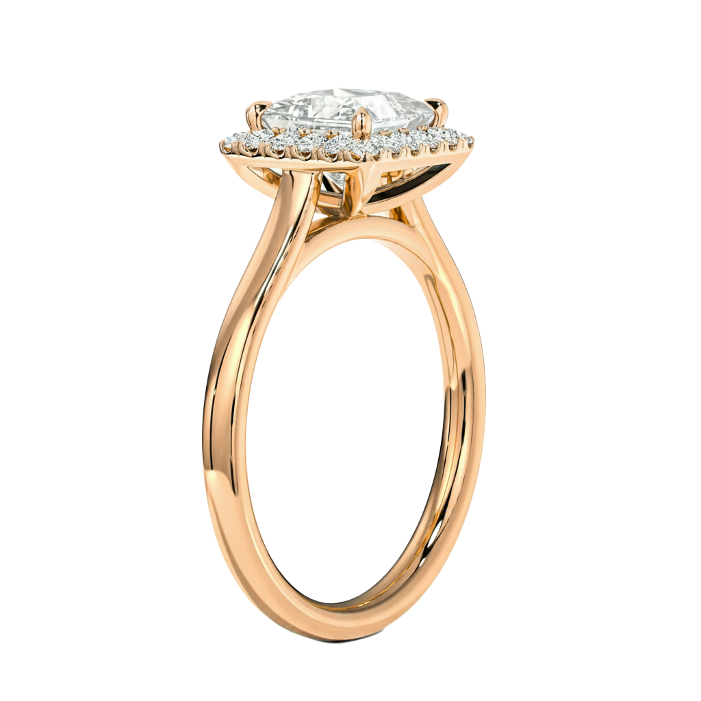 Cordelia - Princess - Rose Gold - Plain