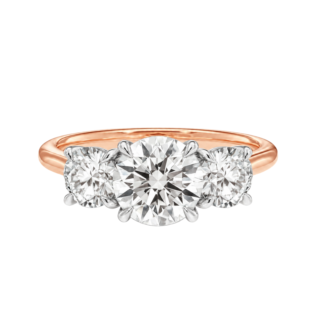 Elysium - Round - Rose/White Tone - Plain