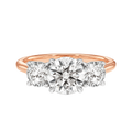 Elysium - Round - Rose/White Tone - Plain