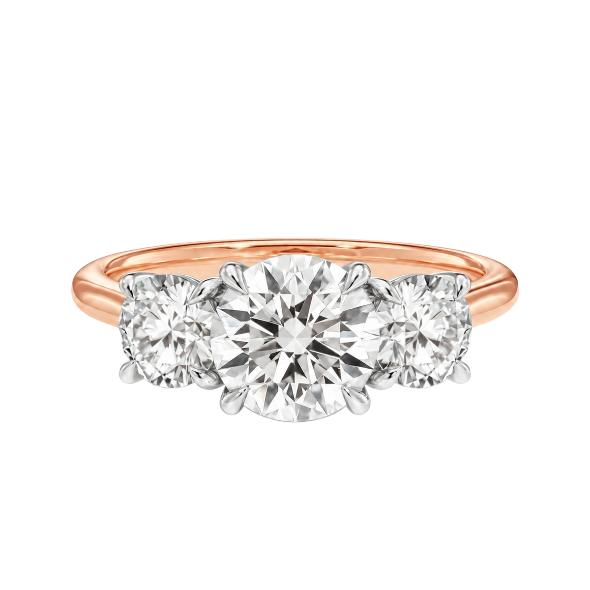 Elysium - Round - Rose/White Tone - Plain