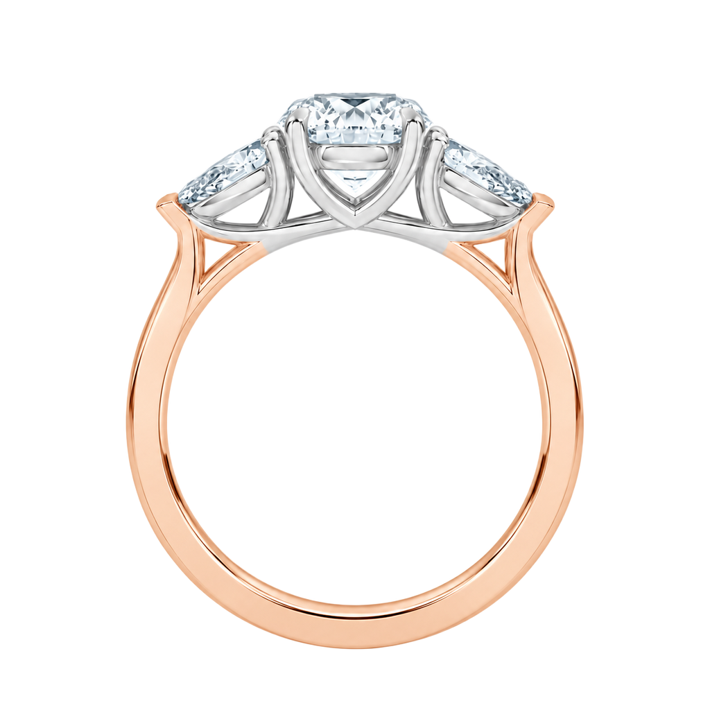 Halcyon - Oval - Rose/White Tone - Channel