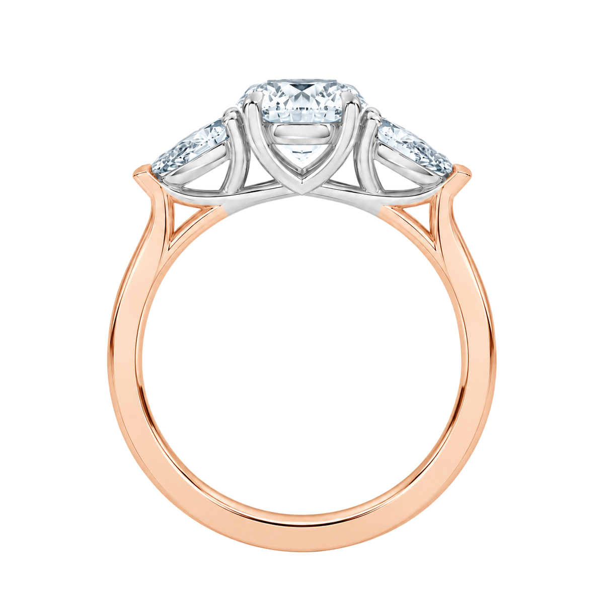 Halcyon - Oval - Rose/White Tone - Channel