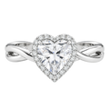Braid - Heart - Platinum - Plain
