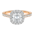 Cordelia - Cushion - Rose / White Tone - Pavé