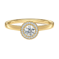 Deneuve - Round - Yellow Gold - Plain