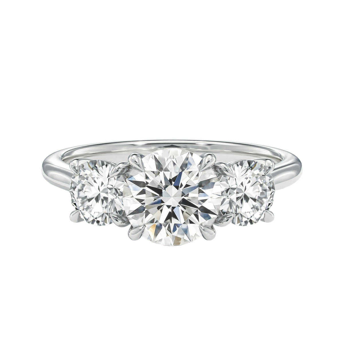 Elysium - Round - Platinum - Plain