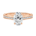 Basilica - Oval - Rose Gold - Channel
