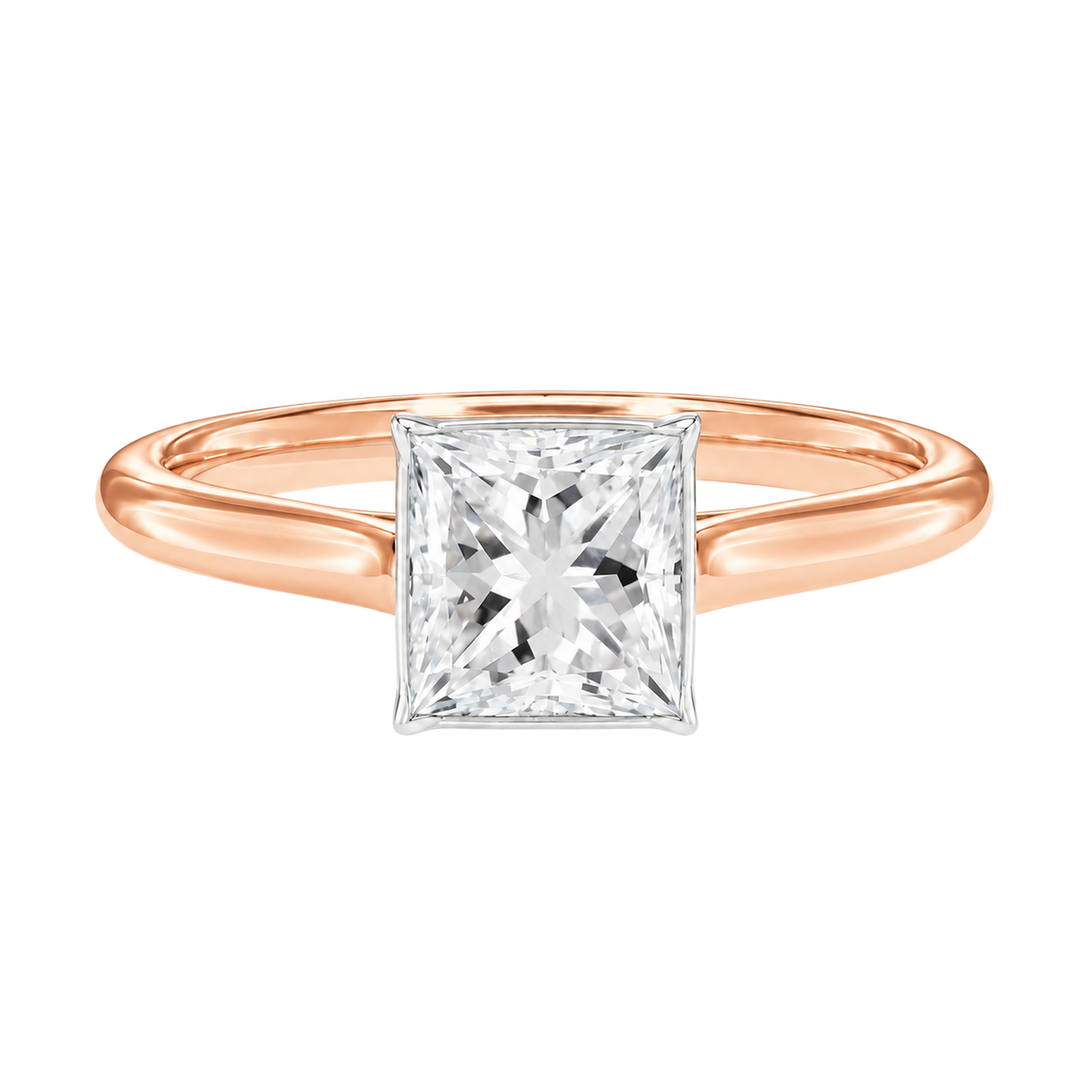Solenne - Princess - Rose/White Tone - Plain
