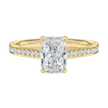 Basilica - Radiant - Yellow Gold - Pavé