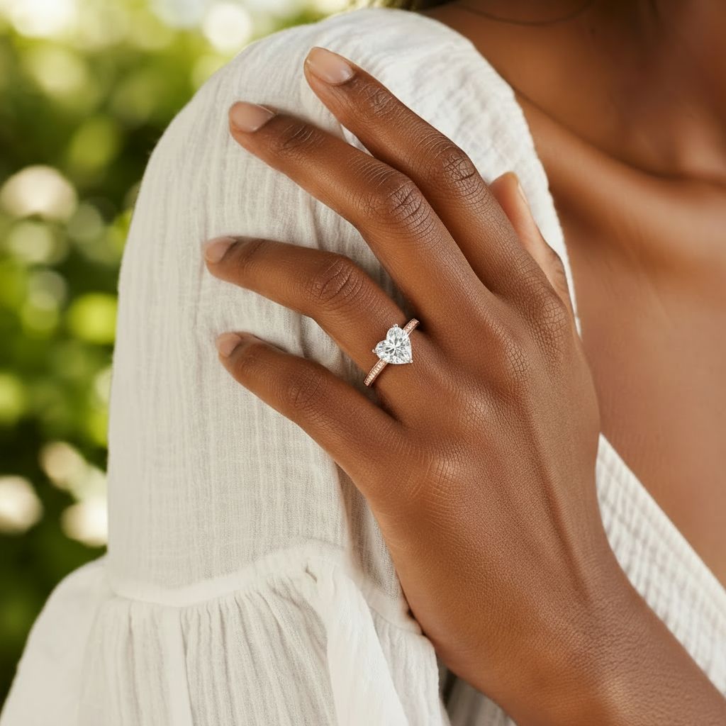 Basilica - Heart - Rose Gold - Channel