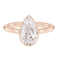 Solenne - Pear - Rose Gold - Plain