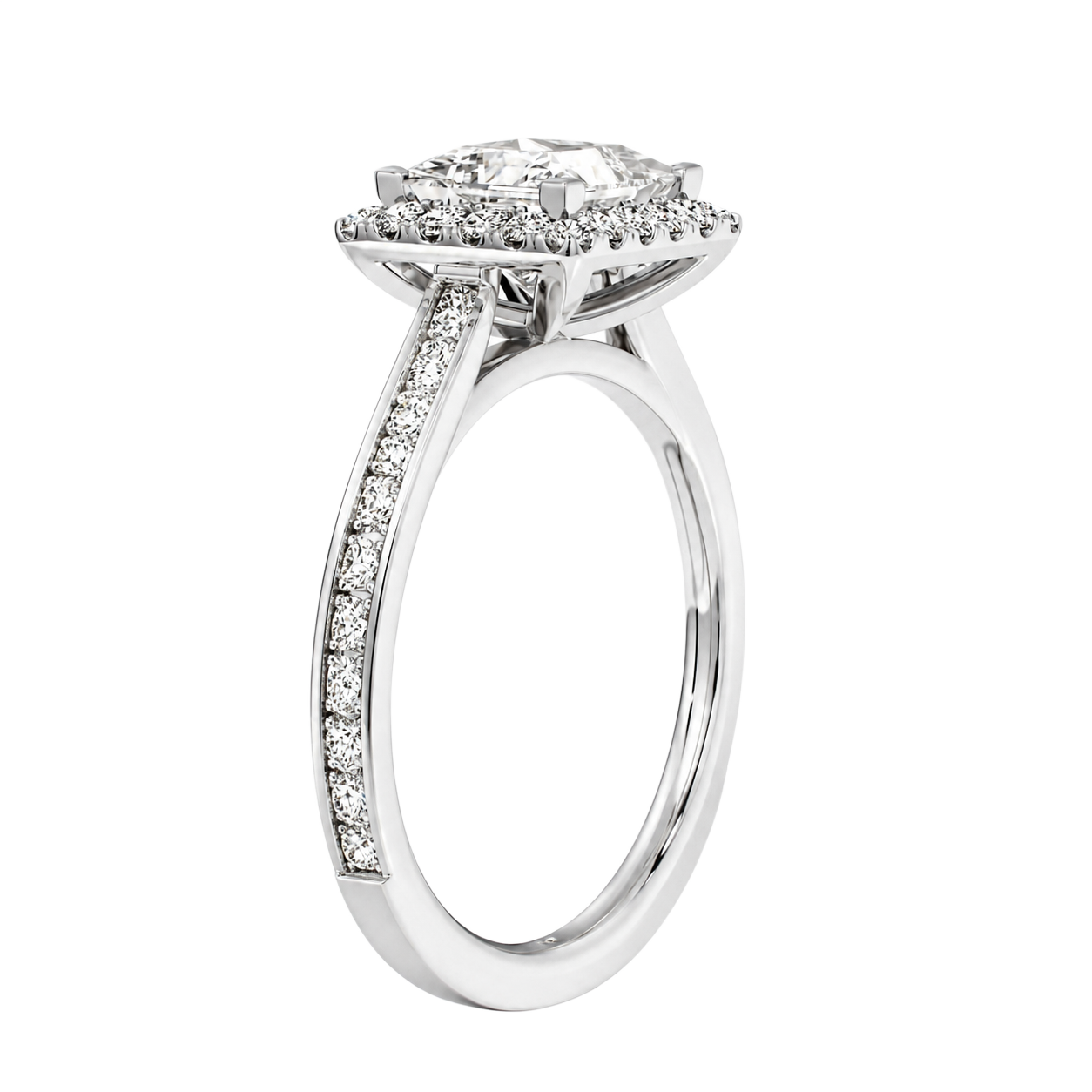 Cordelia - Princess - White Gold - Channel
