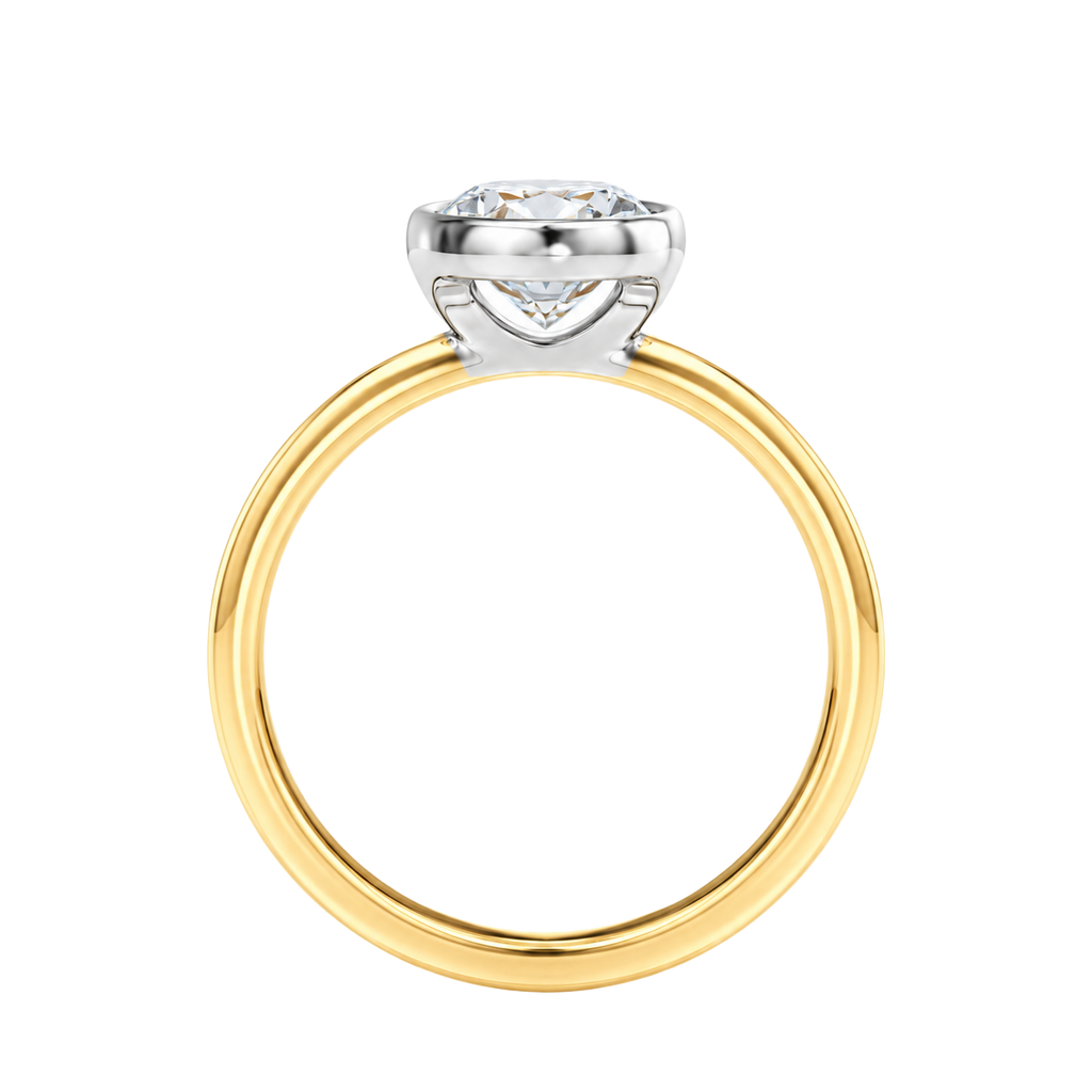 Bailey - Heart - Yellow/White Tone - Plain