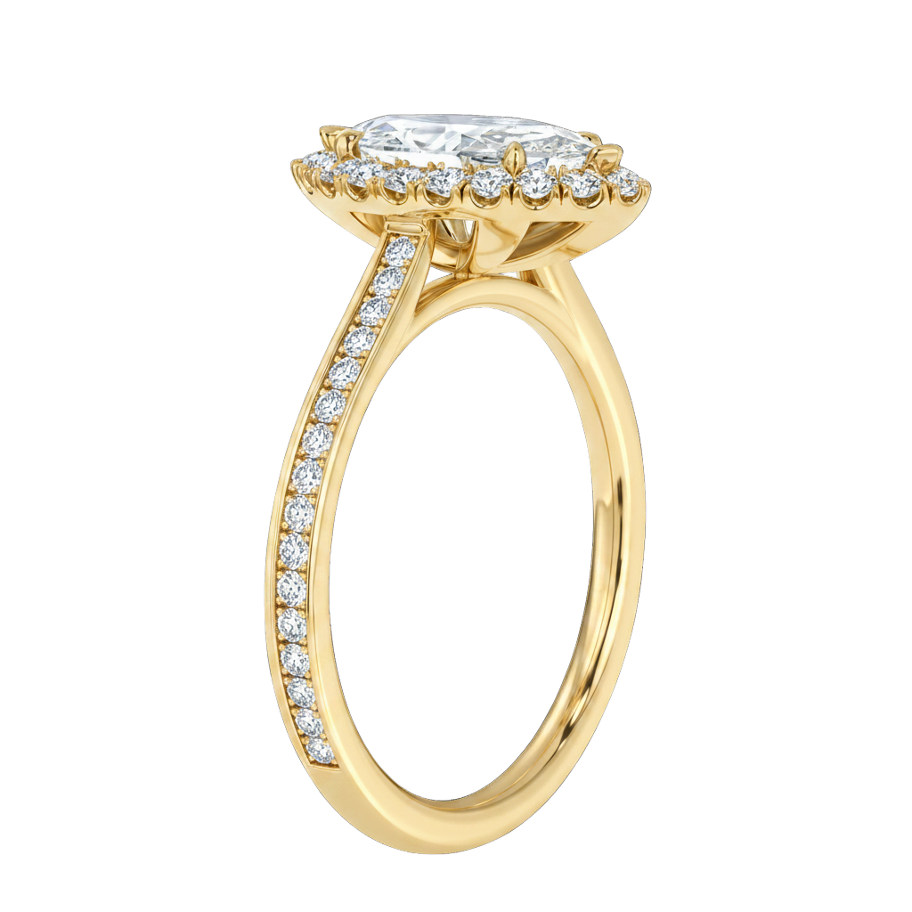 Cordelia - Emerald - Yellow Gold - Channel