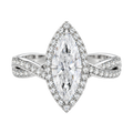 Braid - Marquise - Platinum - Channel