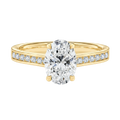Basilica - Oval - Yellow Gold - Channel