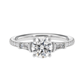 Auroré - Round - Platinum - Pavé