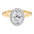 Cordelia - Oval - Yellow / White Tone - Plain