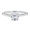 Talia - Asscher - White Gold - Plain