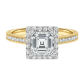 Cordelia - Asscher - Yellow / White Tone - Channel