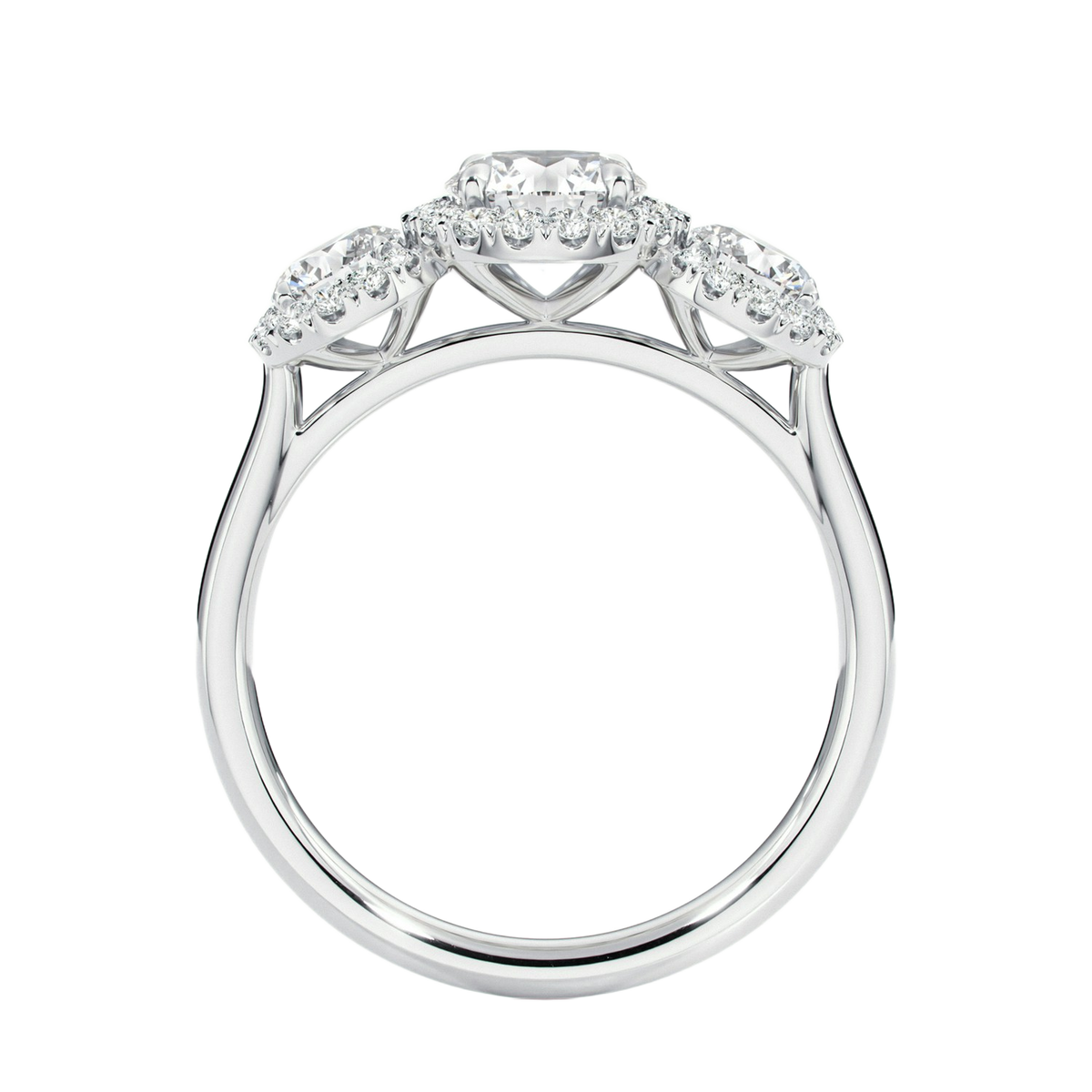 Winslow - Round - White Gold - Plain