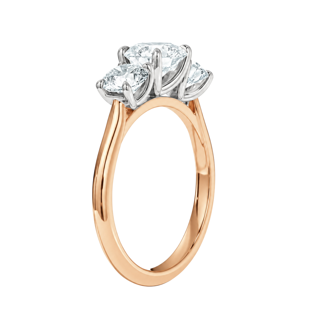 Trinity - Round - Rose/White Tone - Plain
