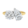 Duo - Round - Yellow/White Tone - Plain