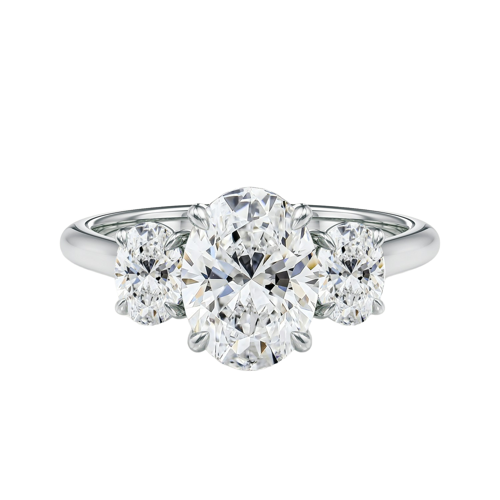 Elysium - Oval - Platinum - Plain