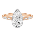 Solenne - Pear - Rose/White Tone - Pavé