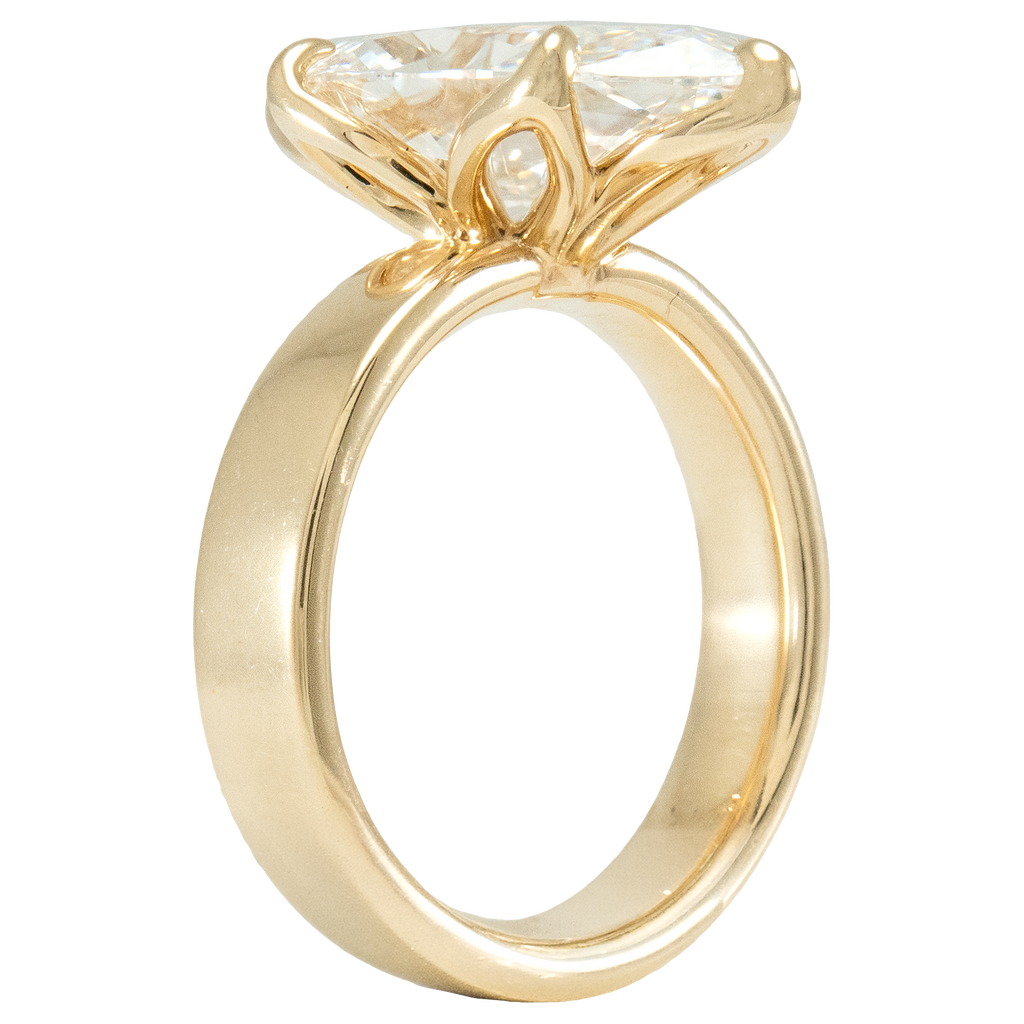 Adriatic Gold Marquise Ring