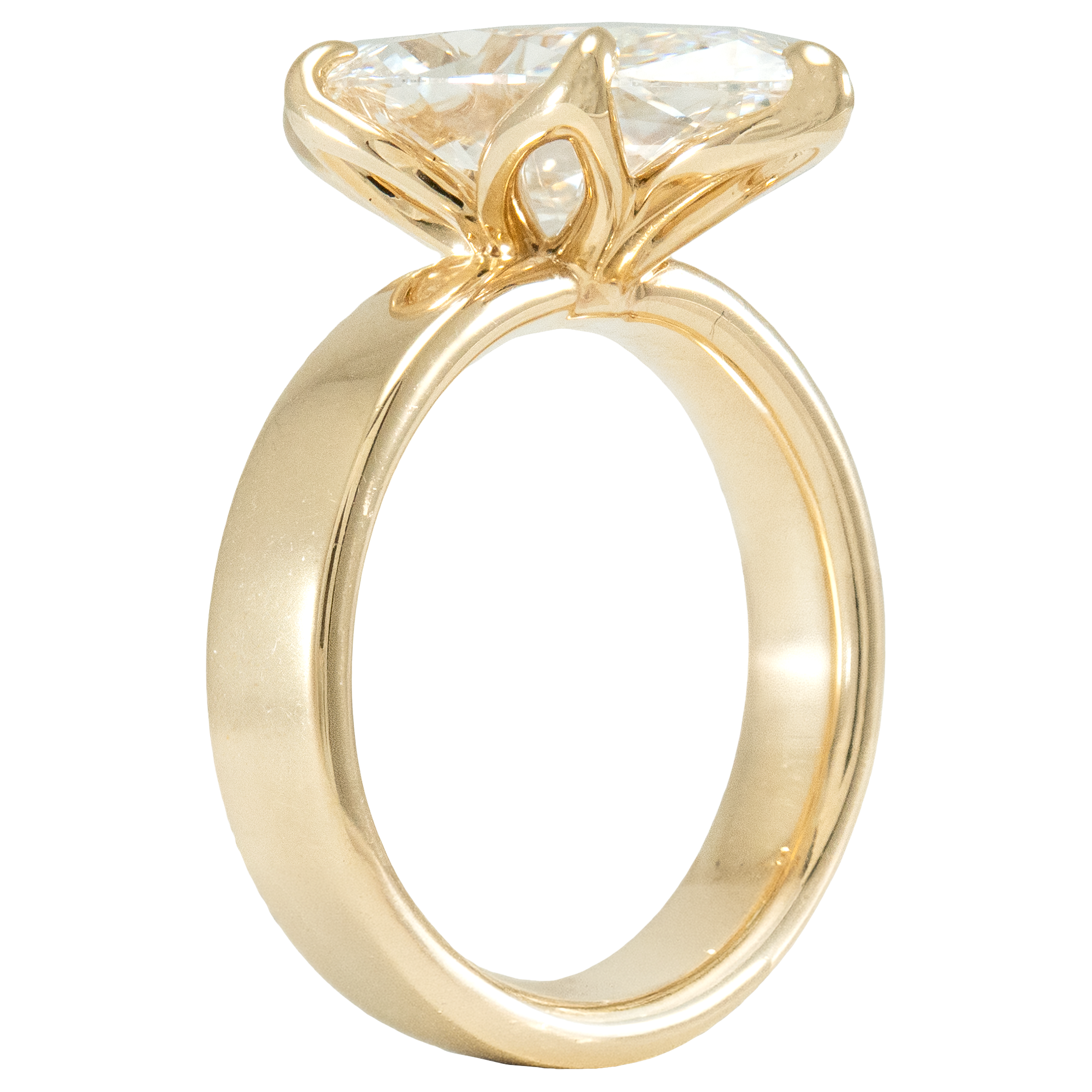 Adriatic Gold Marquise Ring