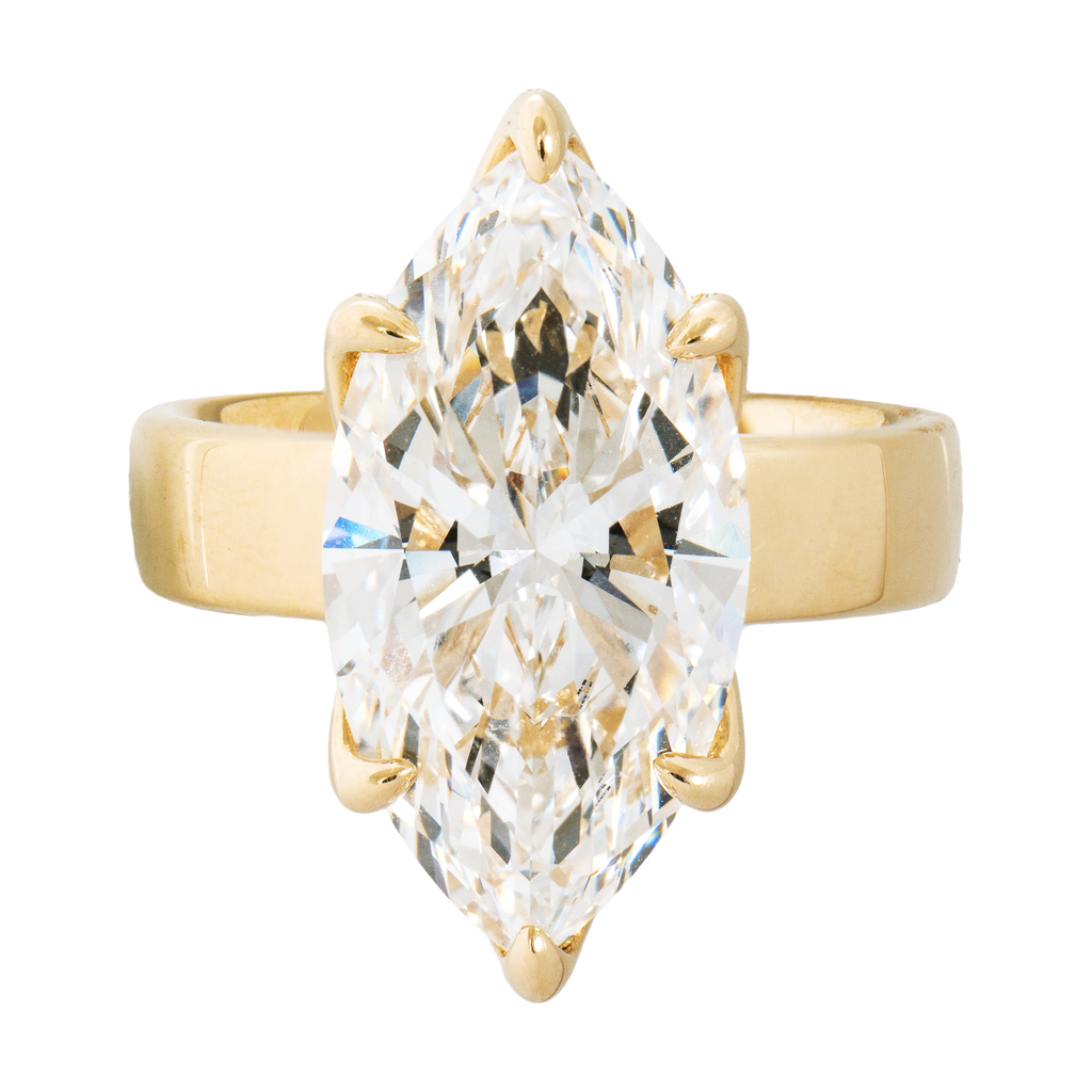 Adriatic Gold Marquise Ring