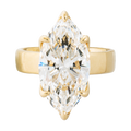 Adriatic Gold Marquise Ring