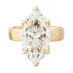 Adriatic Gold Marquise Ring