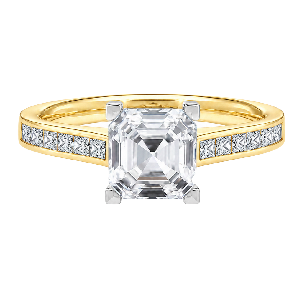 Basilica - Asscher - Yellow/White Tone - Channel