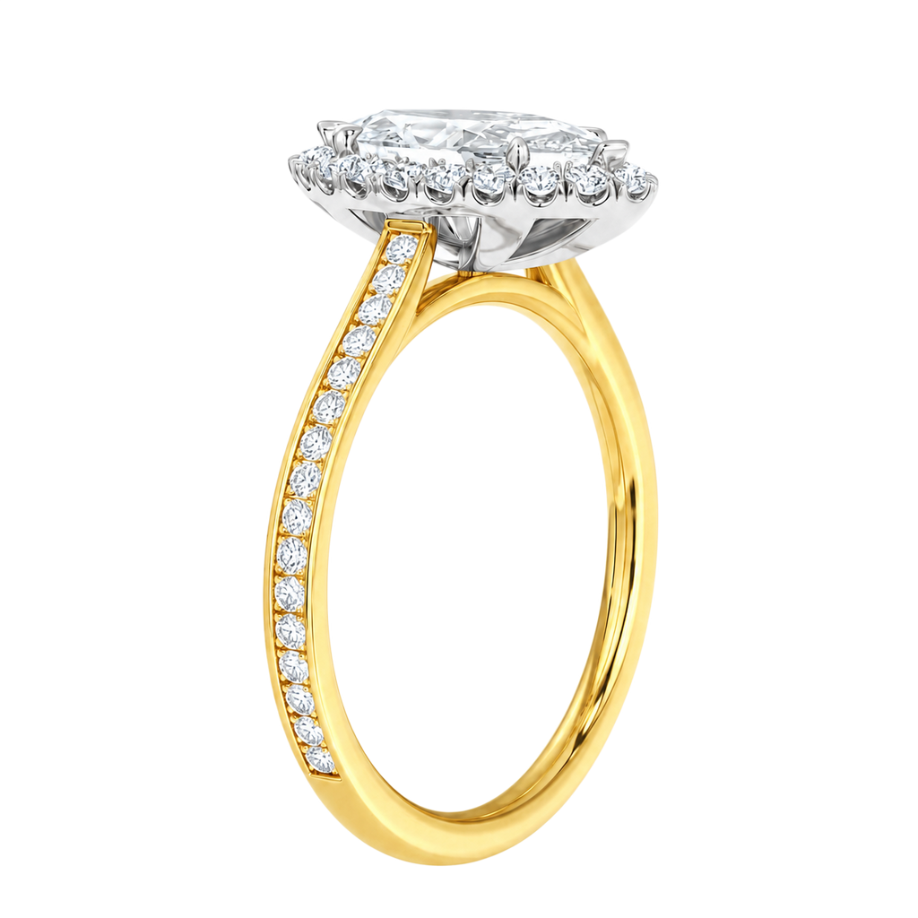 Cordelia - Marquise - Yellow / White Tone - Channel