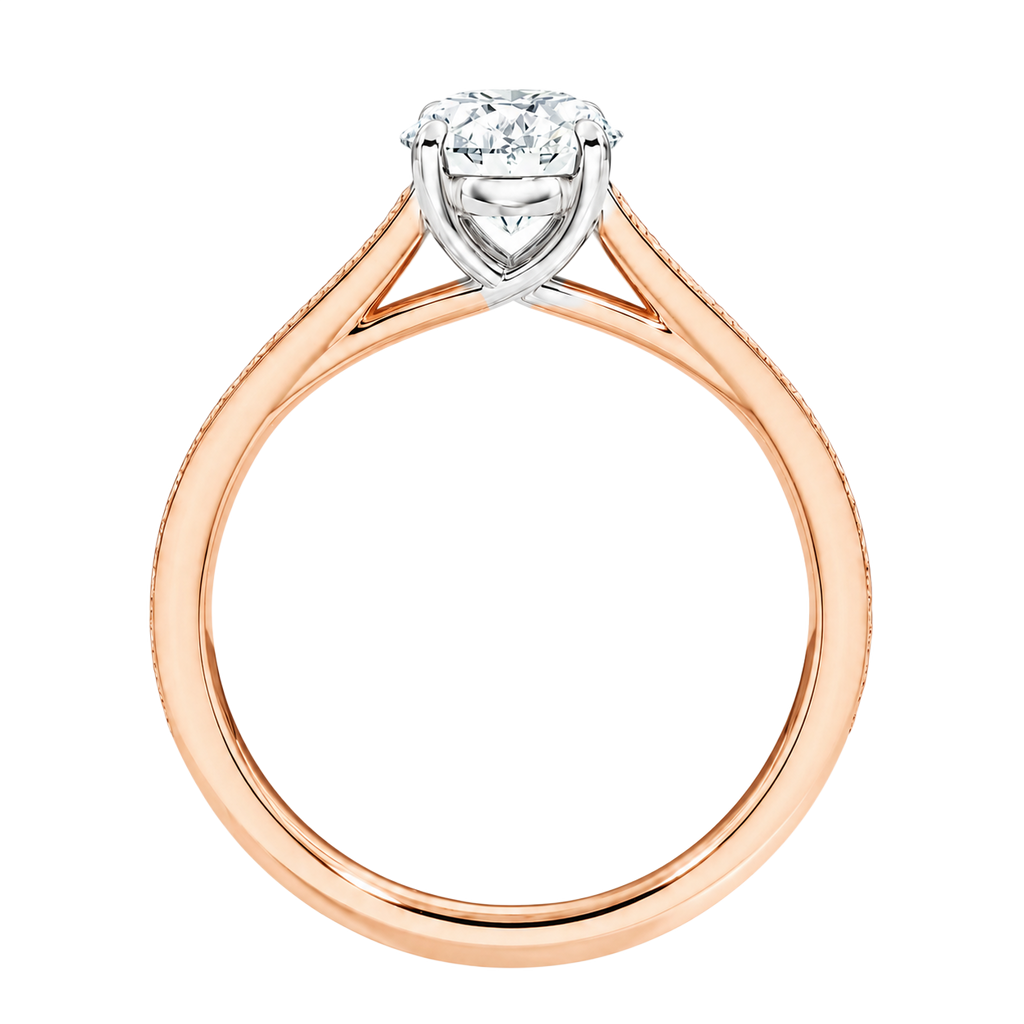 Basilica - Marquise - Rose/White Tone - Pavé
