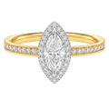 Deneuve - Marquise - Yellow/White Tone - Channel