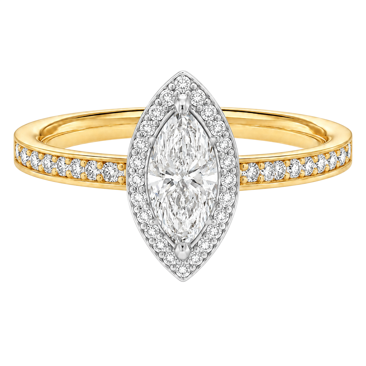 Deneuve - Marquise - Yellow/White Tone - Channel