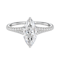 Lumiere - Marquise - Platinum - Pavé