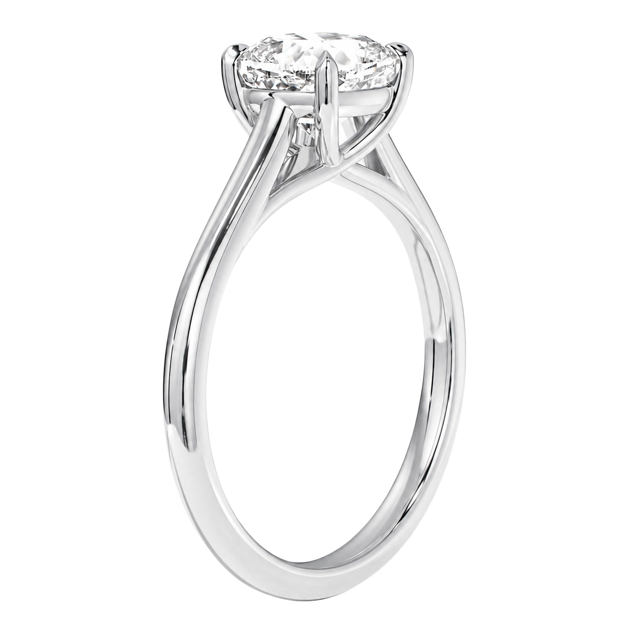 Basilica - Marquise - White Gold - Plain