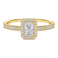 Deneuve - Radiant - Yellow Gold - Pavé