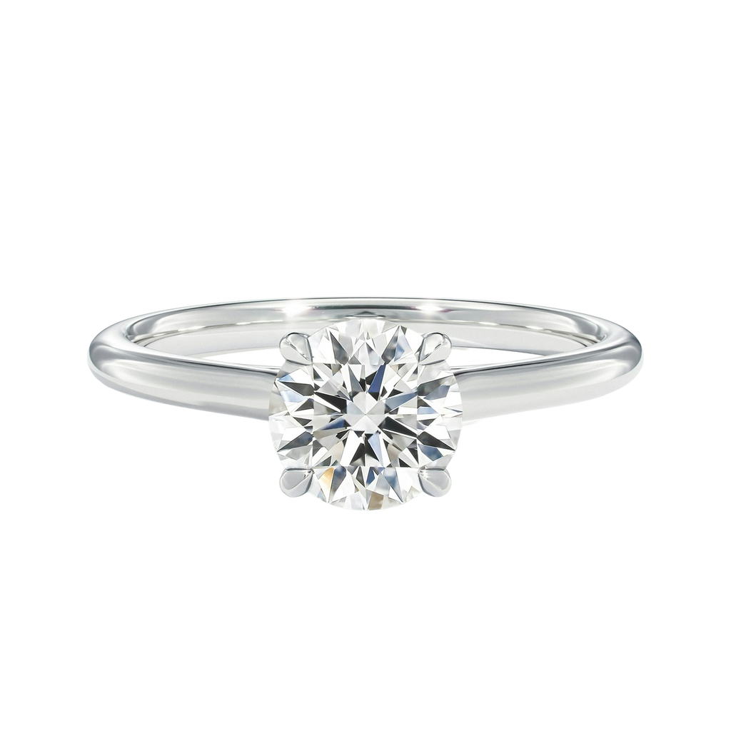 Talia - Round - Platinum - Plain